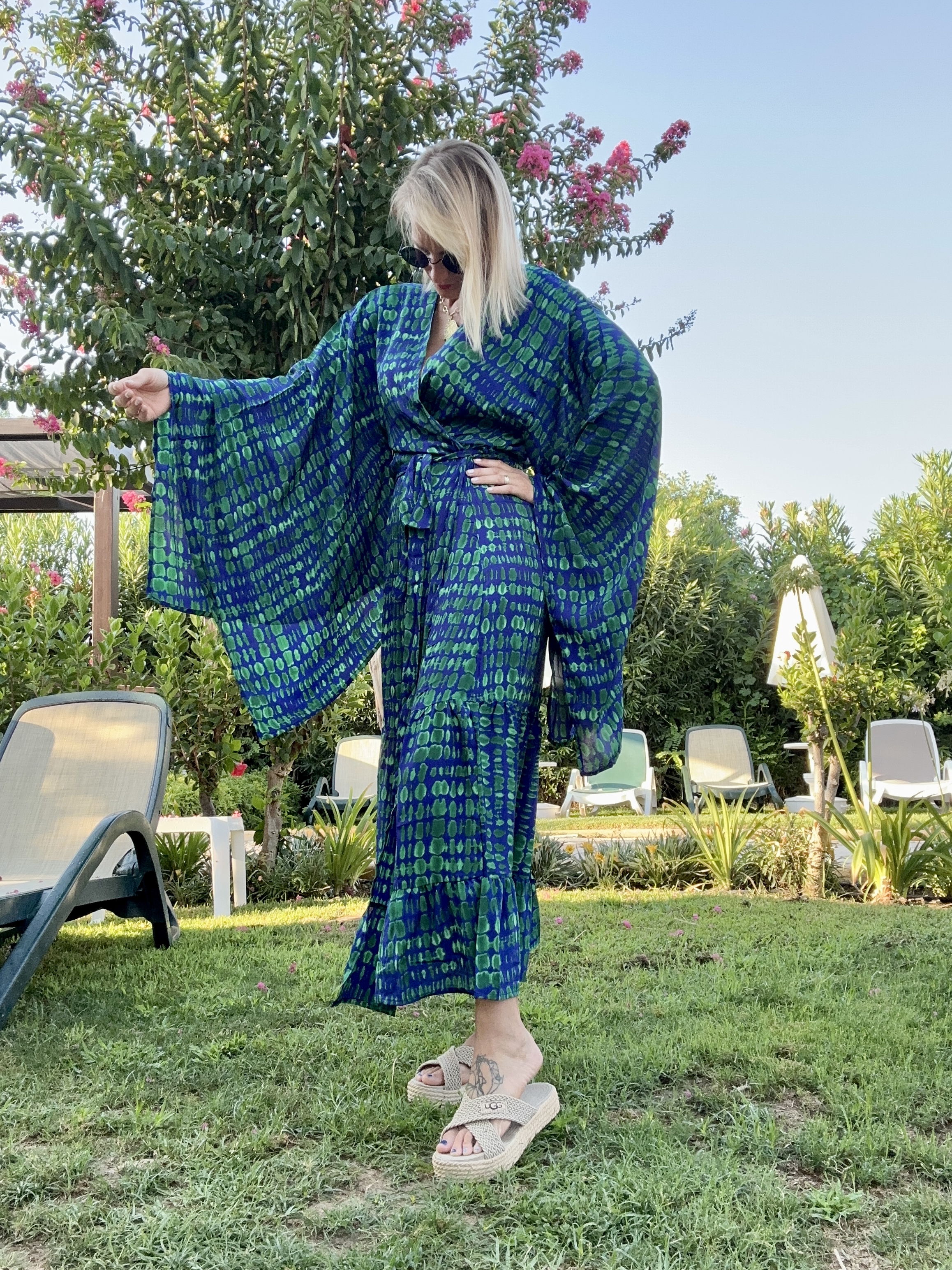 Luxury Butterfly Dots Kimono